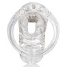 MANCAGE Cage de chasteté ManCage Modèle 25 - 9 x 3.5cm Transparente